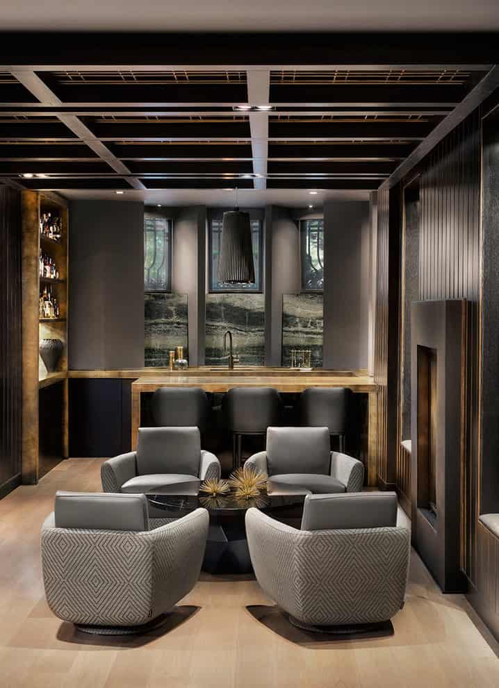 20 Glorious Contemporary Home Bar Designs You'll Go Crazy For