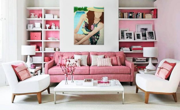 16 Easy Ways To Bring Pink Tenderness To Your Living Room
