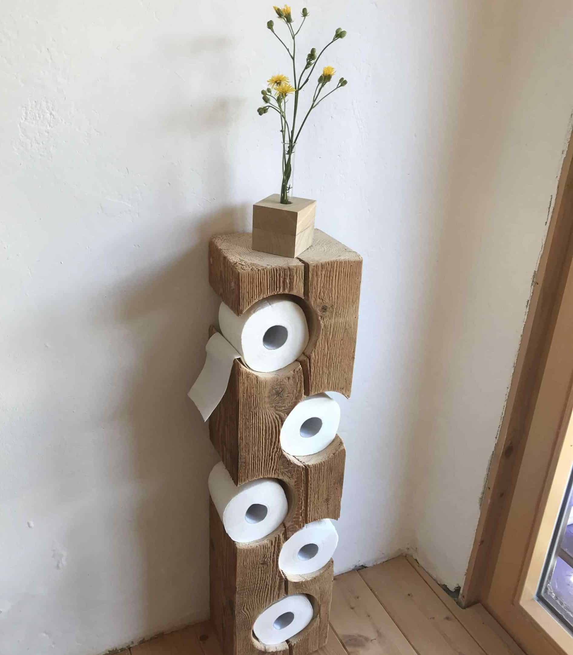 16 Really Cool Ways To Store Toilet Paper In The Bathroom