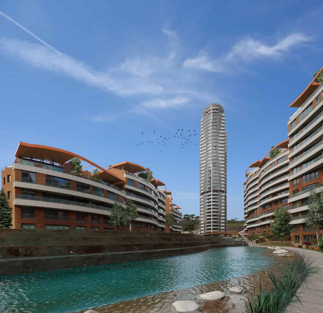 A Green Life Complex By Evrenol Architects: Akasya Acıbadem A Green Life Complex By Evrenol Architects: Akasya Acıbadem