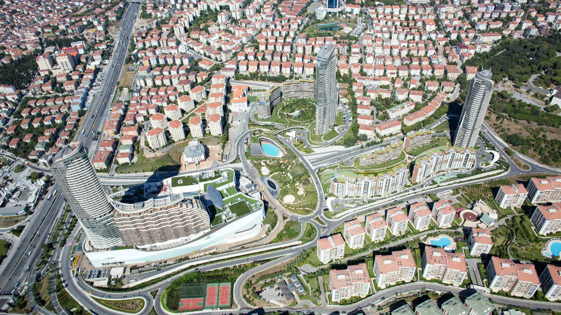 A Green Life Complex By Evrenol Architects: Akasya Acıbadem A Green Life Complex By Evrenol Architects: Akasya Acıbadem