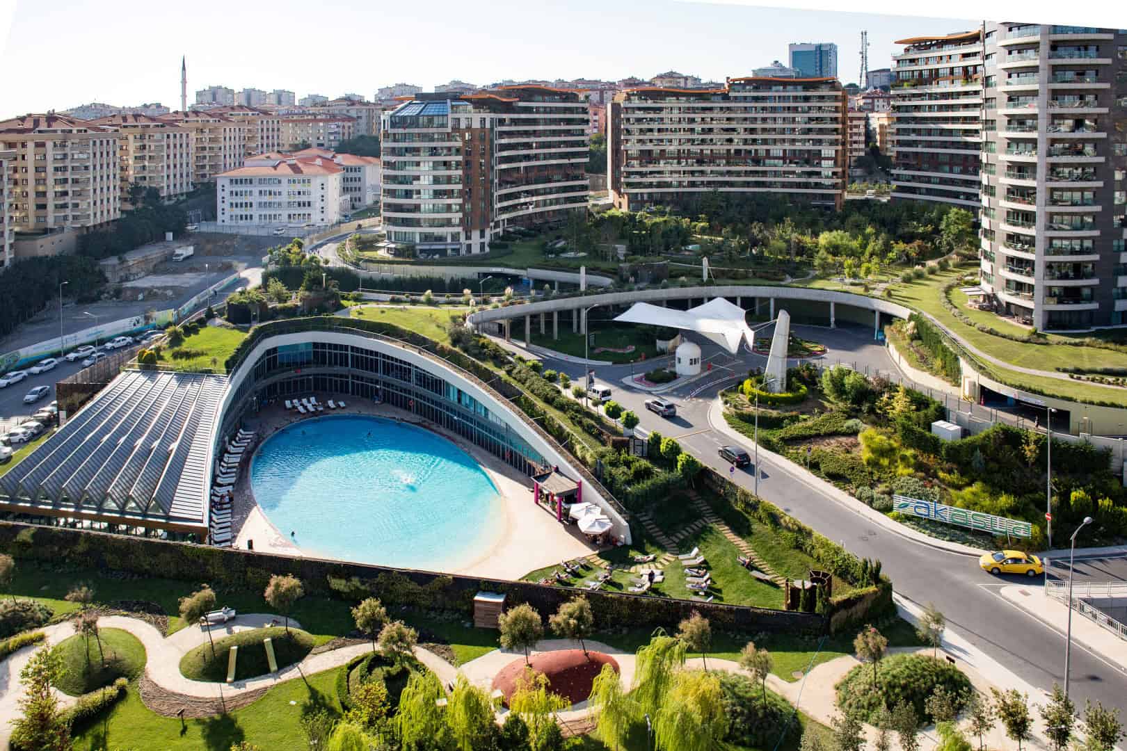 A Green Life Complex By Evrenol Architects: Akasya Acıbadem A Green Life Complex By Evrenol Architects: Akasya Acıbadem