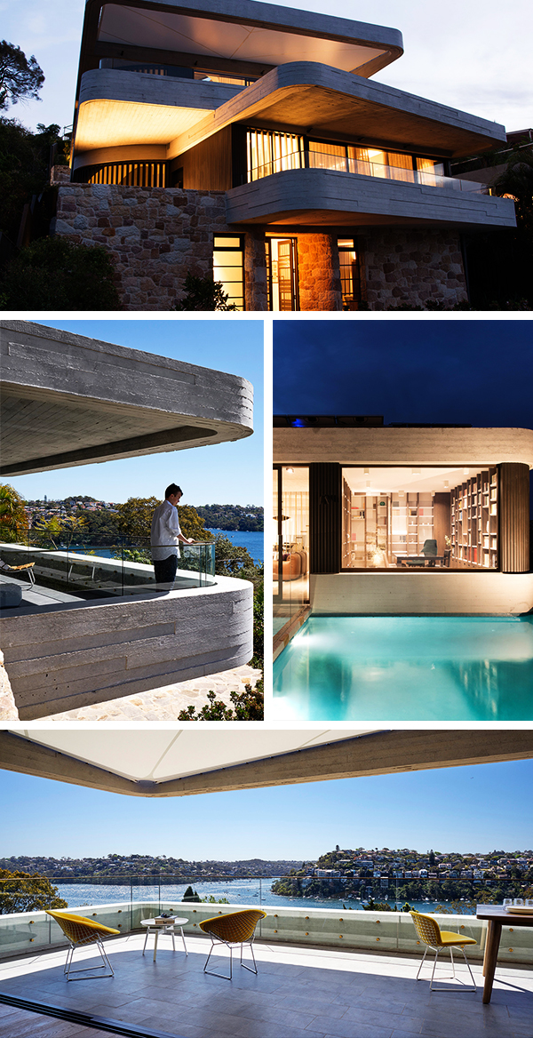 Books House by Luigi Rosselli Architects in Mosman, Australia