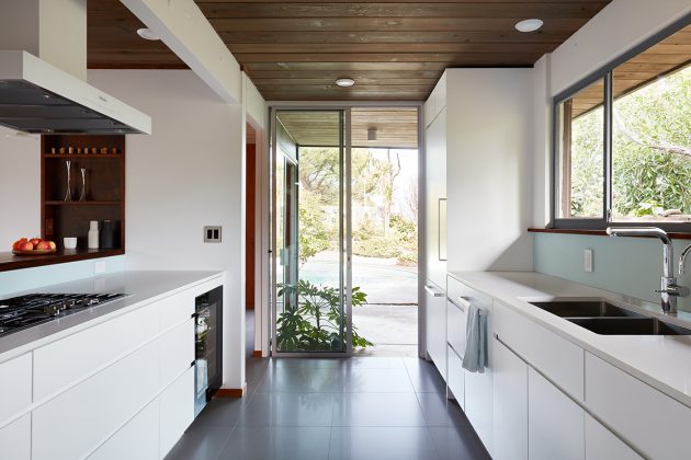 Burlingame Eichler Remodel by Klopf Architecture in California, USA