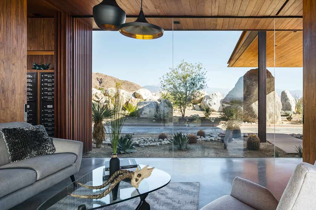 Desert Palisades Guardhouse by Studio AR&D Architects in Palm Springs, California