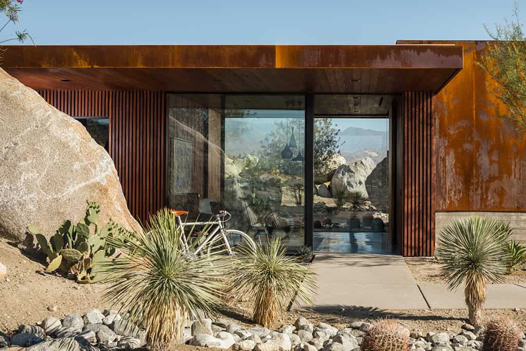 Desert Palisades Guardhouse by Studio AR&D Architects in Palm Springs, California