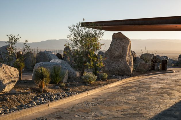 Desert Palisades Guardhouse by Studio AR&D Architects in Palm Springs, California