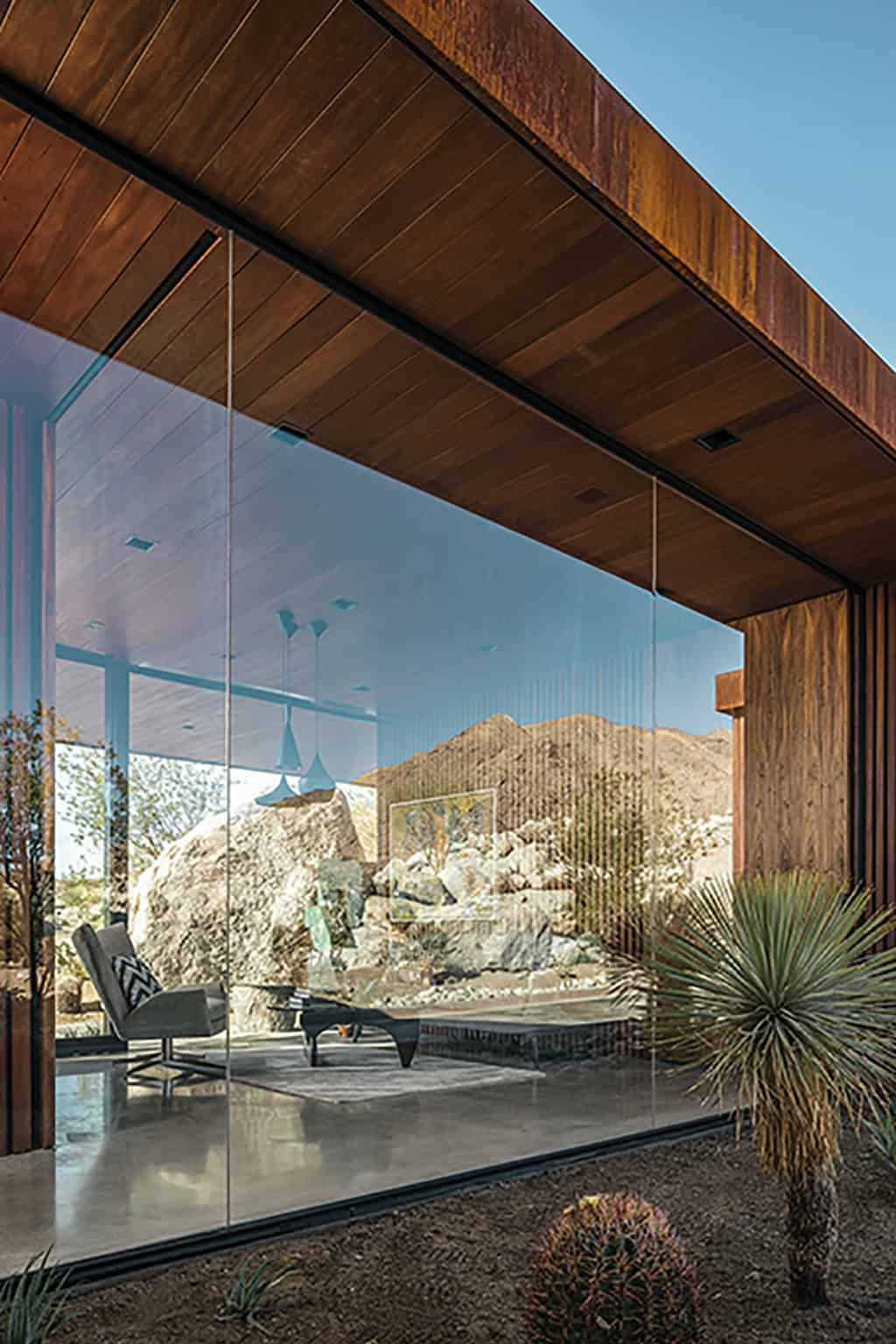 Desert Palisades Guardhouse by Studio AR&D Architects in Palm Springs, California
