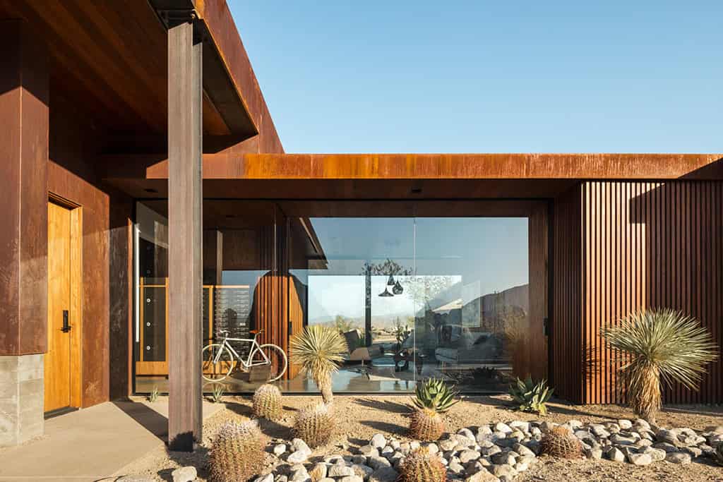 Desert Palisades Guardhouse by Studio AR&D Architects in Palm Springs, California
