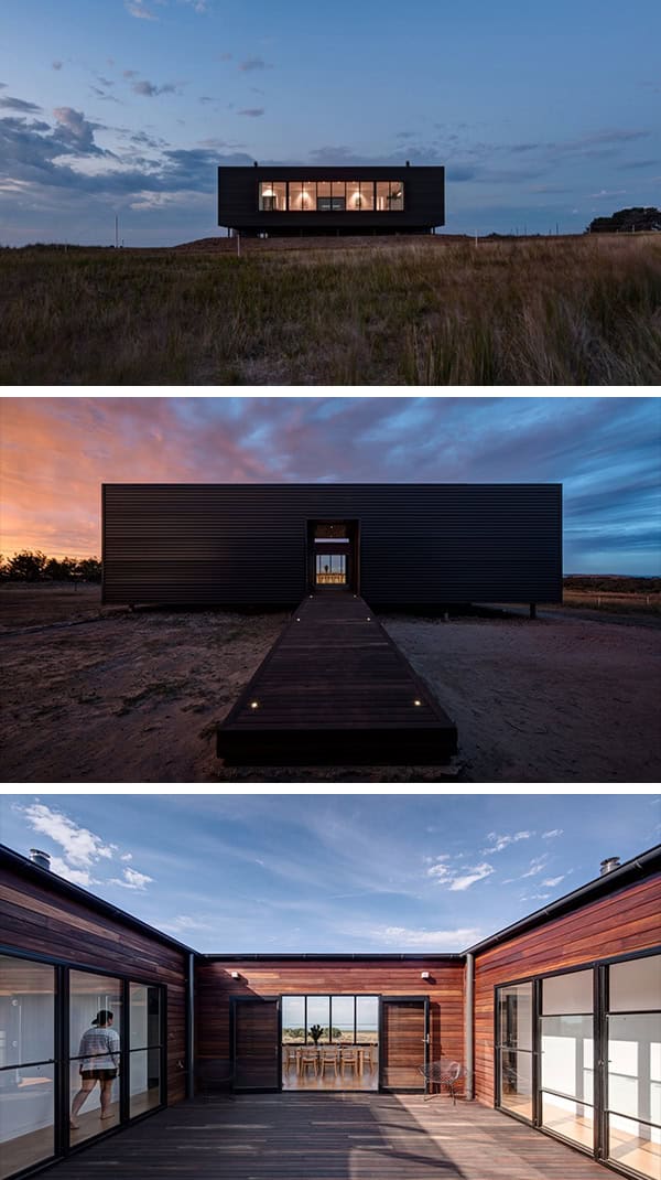French Island Pre-Fab by Lai Cheong Brown in Victoria, Australia