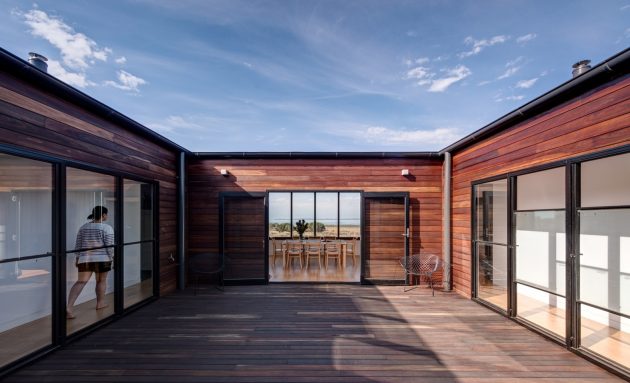 French Island Pre-Fab by Lai Cheong Brown in Victoria, Australia