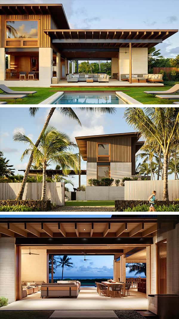 Hale Nukumoi Beach House by Walker Warner Architects in Hawaii