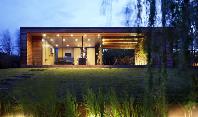 Holiday Cottage by Tóth Project Architect Office in Kapuvár, Hungary