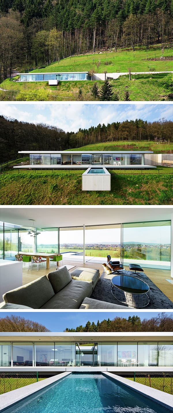 Villa K by Paul de Ruiter Architects in Thüringen, Germany