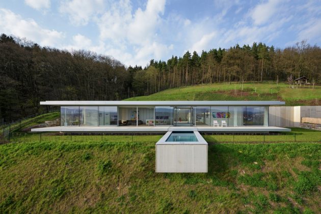 Villa K by Paul de Ruiter Architects in Thüringen, Germany