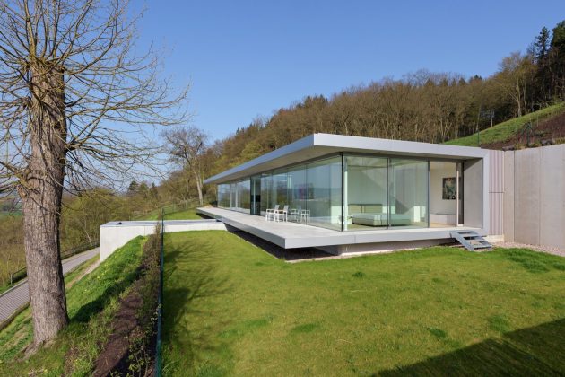 Villa K by Paul de Ruiter Architects in Thüringen, Germany