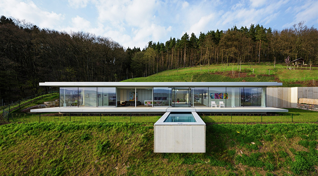 Villa K by Paul de Ruiter Architects in Thüringen, Germany