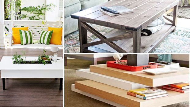 15 Beautiful DIY Coffee Table Ideas You Should Update Your Living Room With