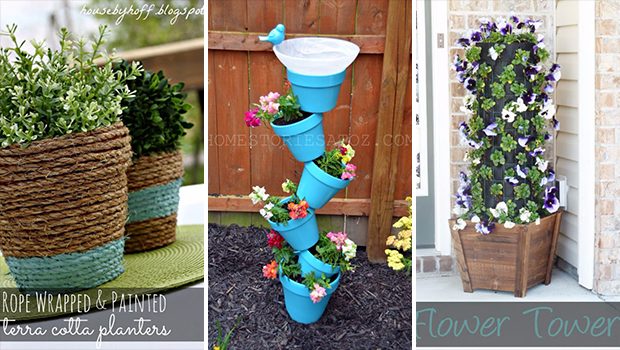 16 Fantastic DIY Planter Ideas That Will Freshen Up Your Patio