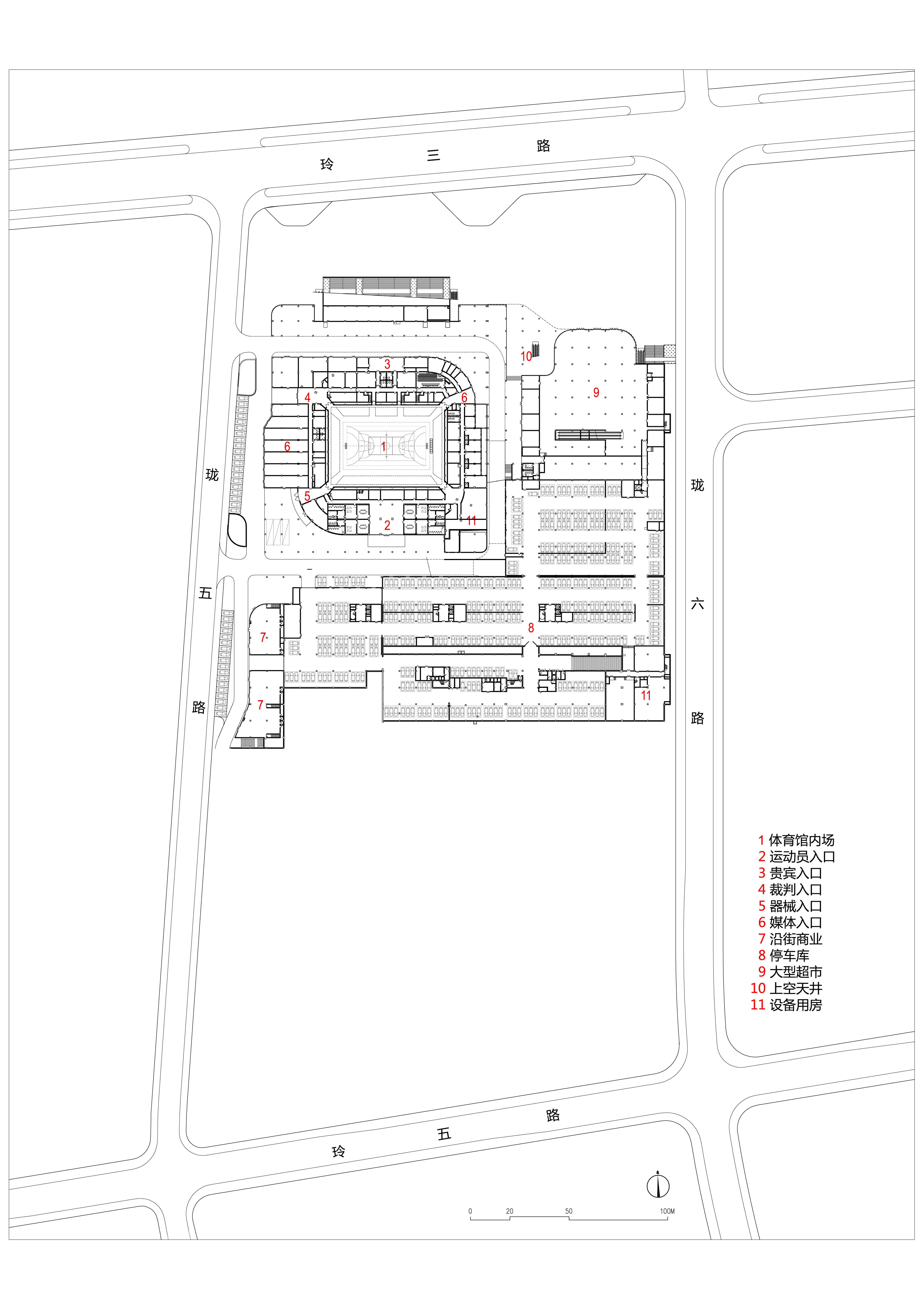 Landscape temperament - Balance and integration: Lin'an Sports and Culture Center Landscape temperament - Balance and integration: Lin'an Sports and Culture Center