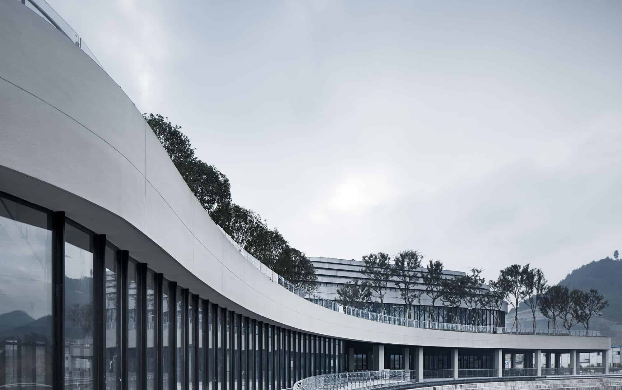 Landscape temperament - Balance and integration: Lin'an Sports and Culture Center Landscape temperament - Balance and integration: Lin'an Sports and Culture Center