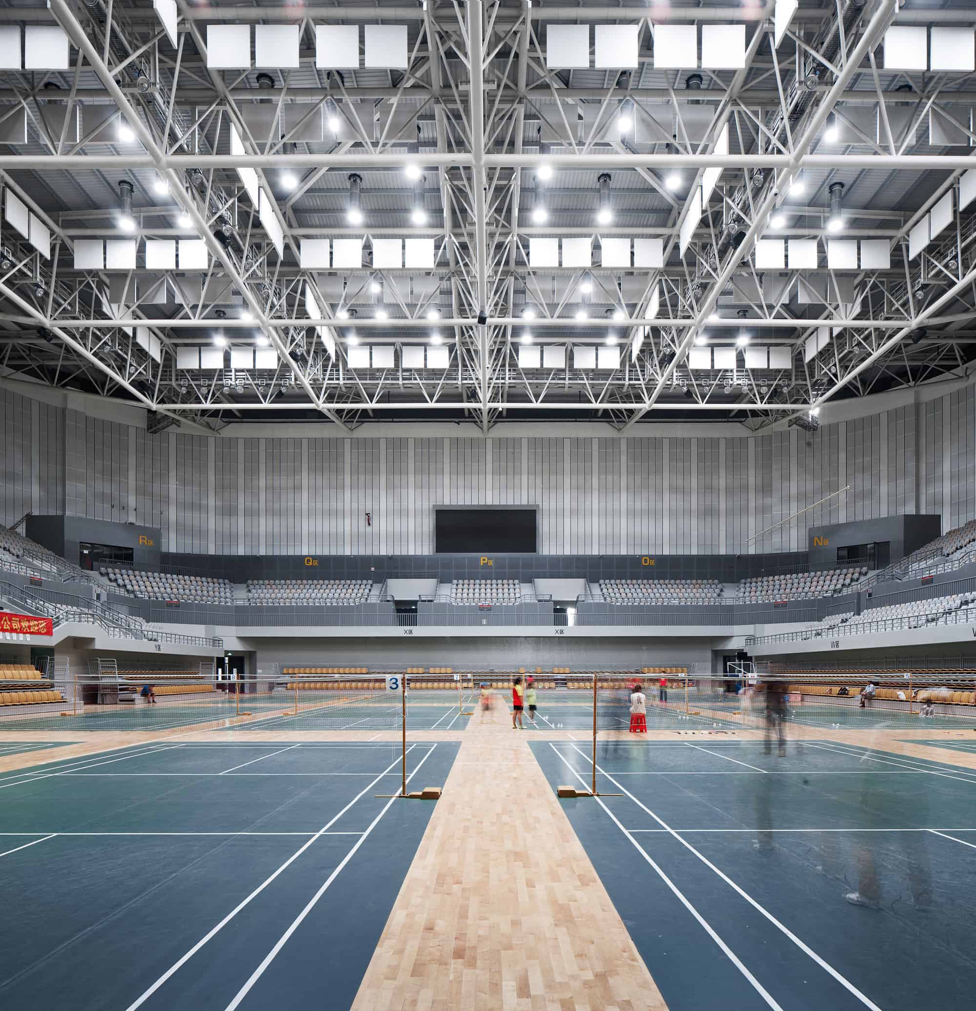 Landscape temperament - Balance and integration: Lin'an Sports and Culture Center Landscape temperament - Balance and integration: Lin'an Sports and Culture Center