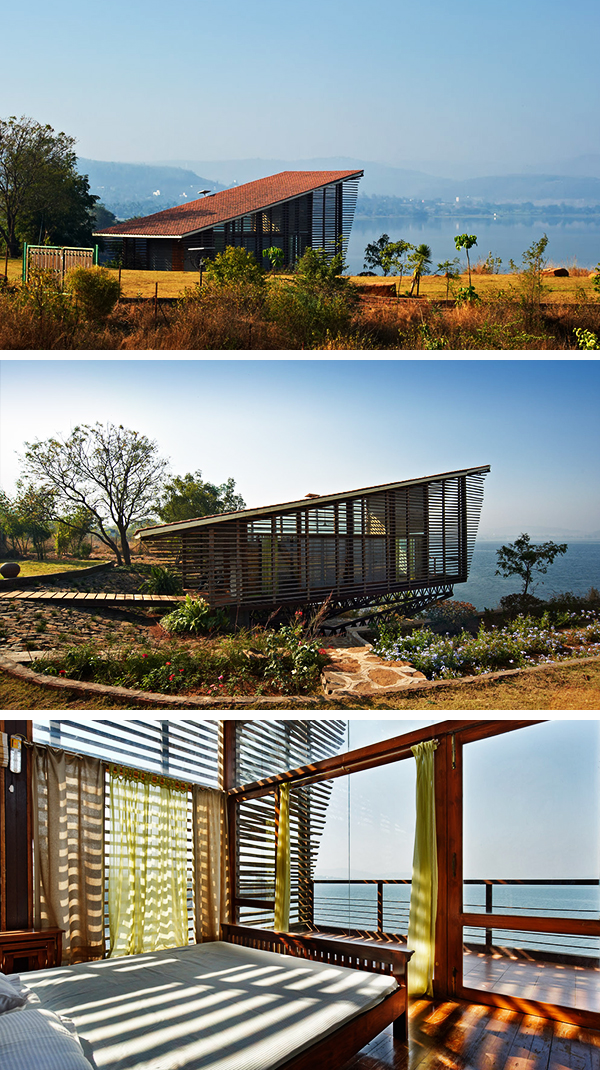 Over Water House by Design Workshop in Pune, India