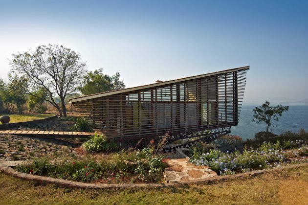 Over Water House by Design Workshop in Pune, India