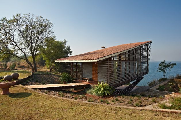 Over Water House by Design Workshop in Pune, India