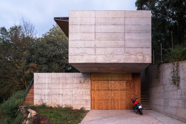 Retina House by Arnau estudi d'arquitectura in Santa Pau, Spain