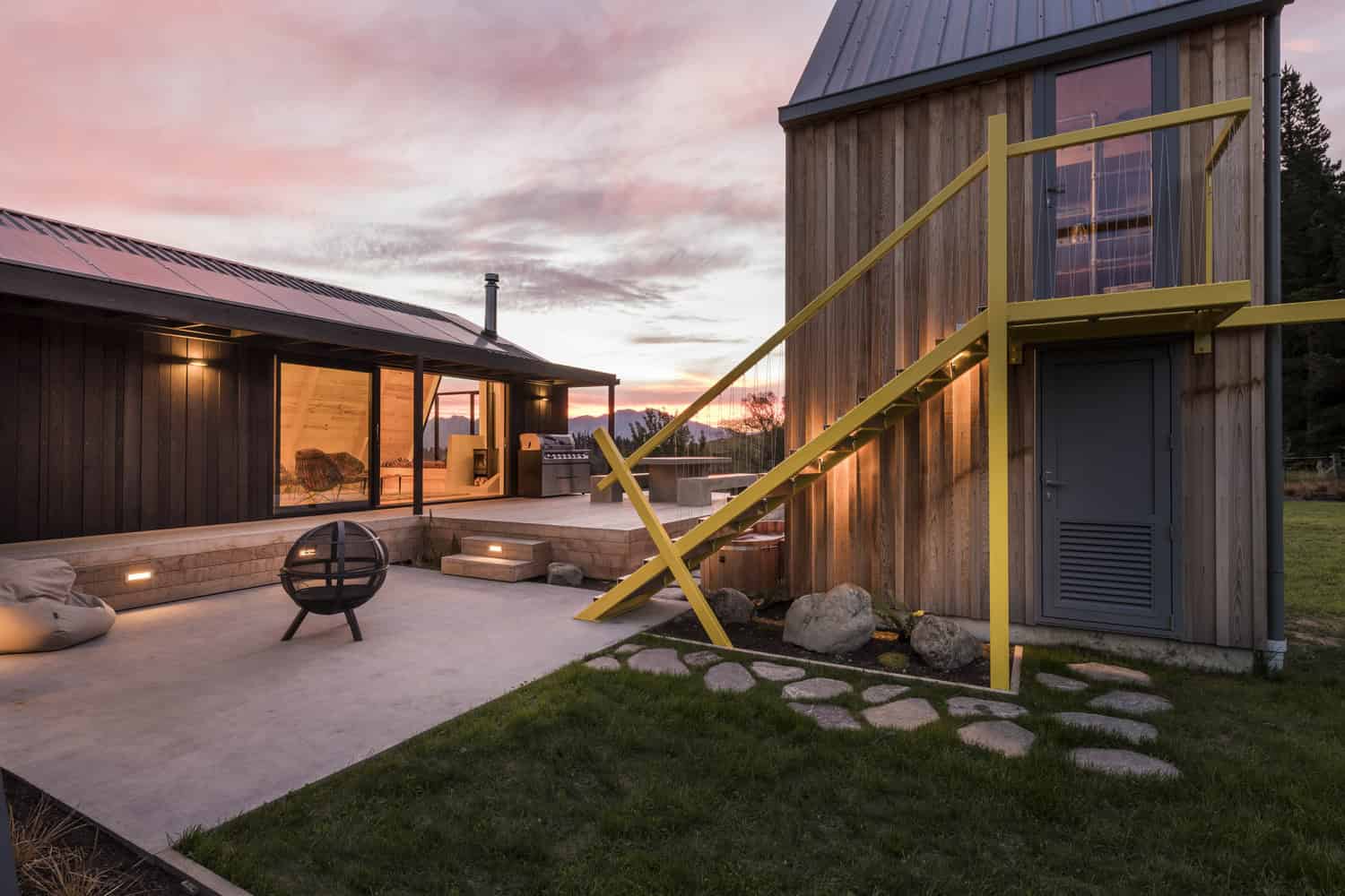 The Family Bach by Cymon Allfrey Architects in Hanmer Springs, New Zealand