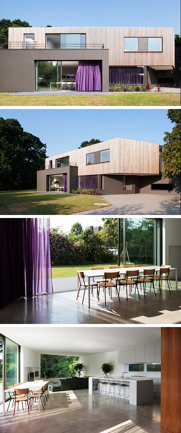 Wedge House by SOUP Architects in Surrey, United Kingdom