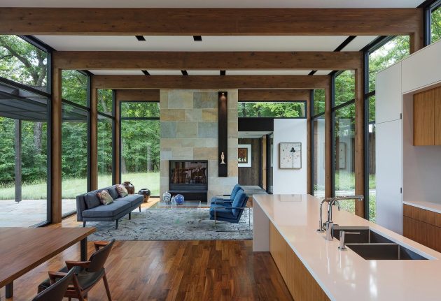 Woodland House by ALTUS Architecture in Minnesota, USA