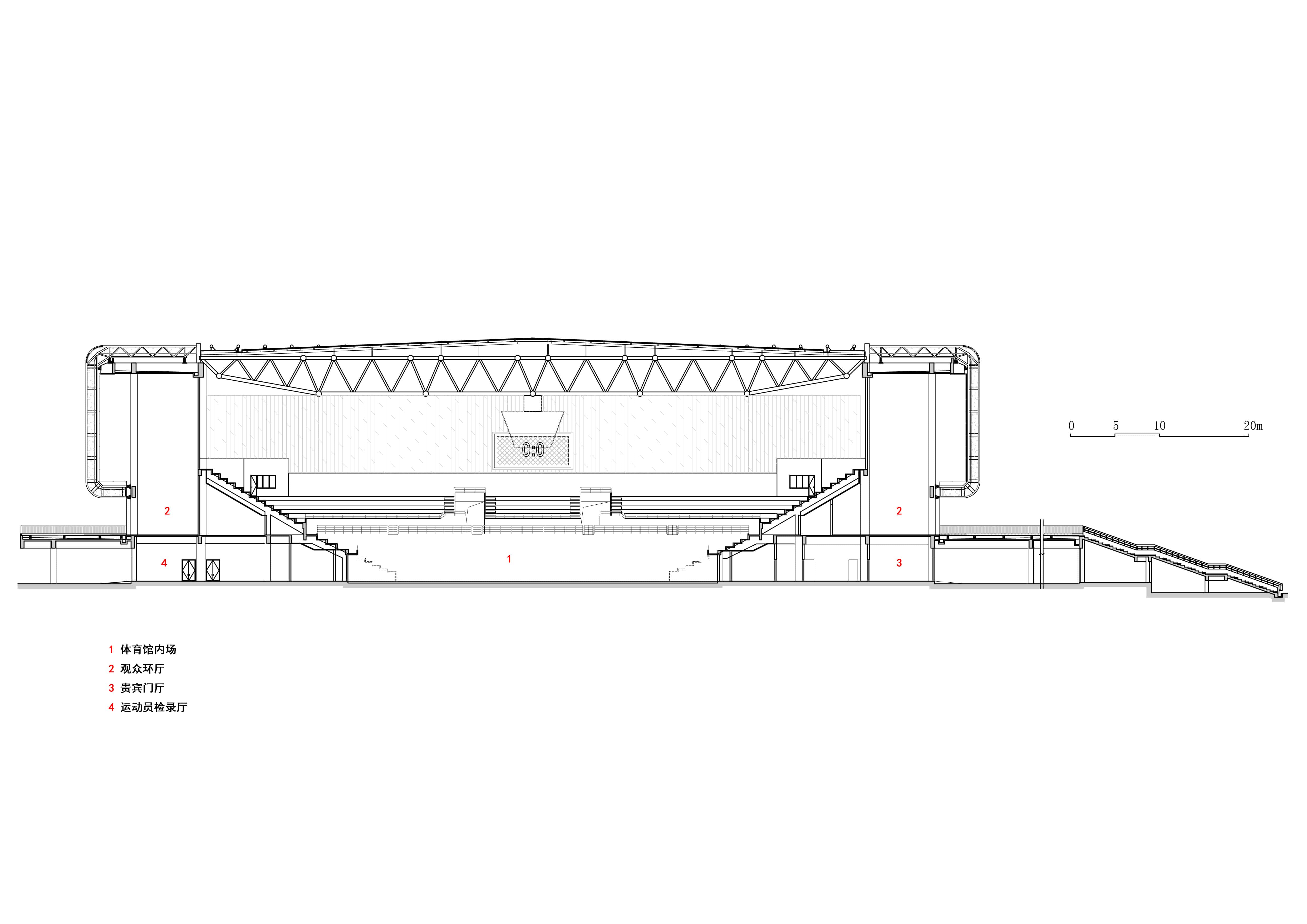 Landscape temperament - Balance and integration: Lin'an Sports and Culture Center Landscape temperament - Balance and integration: Lin'an Sports and Culture Center
