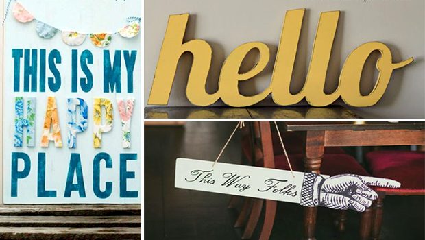 15 Adorable DIY Vintage Sign Ideas You Can Decorate Your Home With