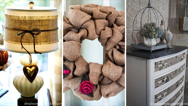 15 Awesome DIY Home Decor Ideas You Can Make Using Burlap