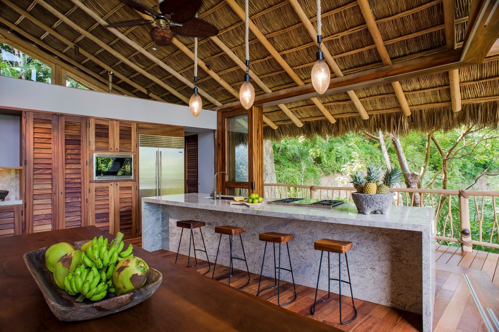 18 Captivating Tropical Kitchen Designs You'll Go Crazy For