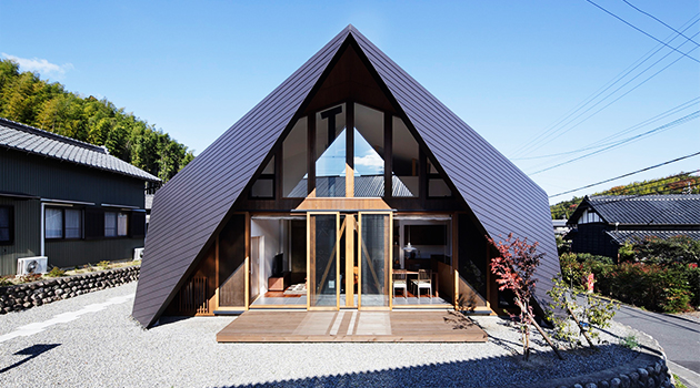 Origami House by TSC Architects in the Mie Prefecture, Japan