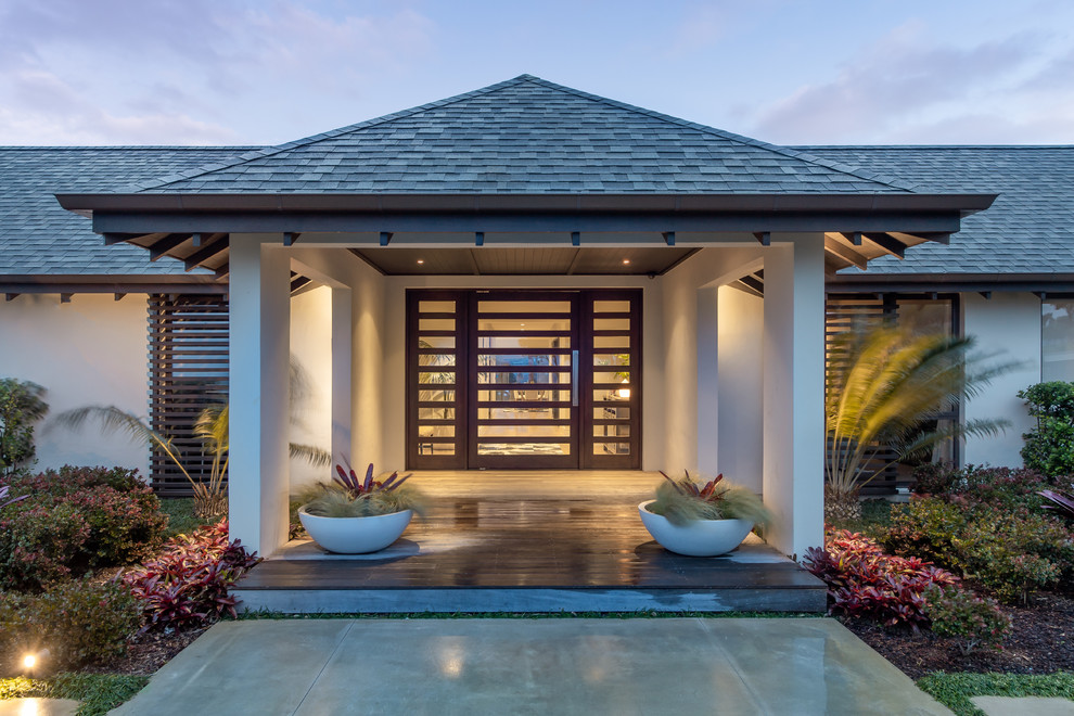 15 Splendid Tropical Entrance Designs That Will Take Your Breath Away