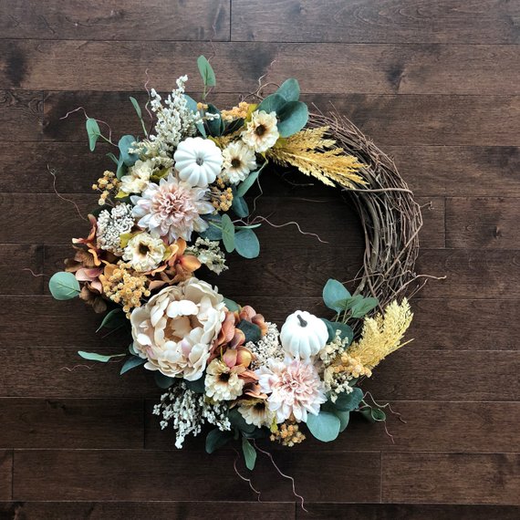 16 Charming Handmade Fall Wreath Designs For Your Front Door