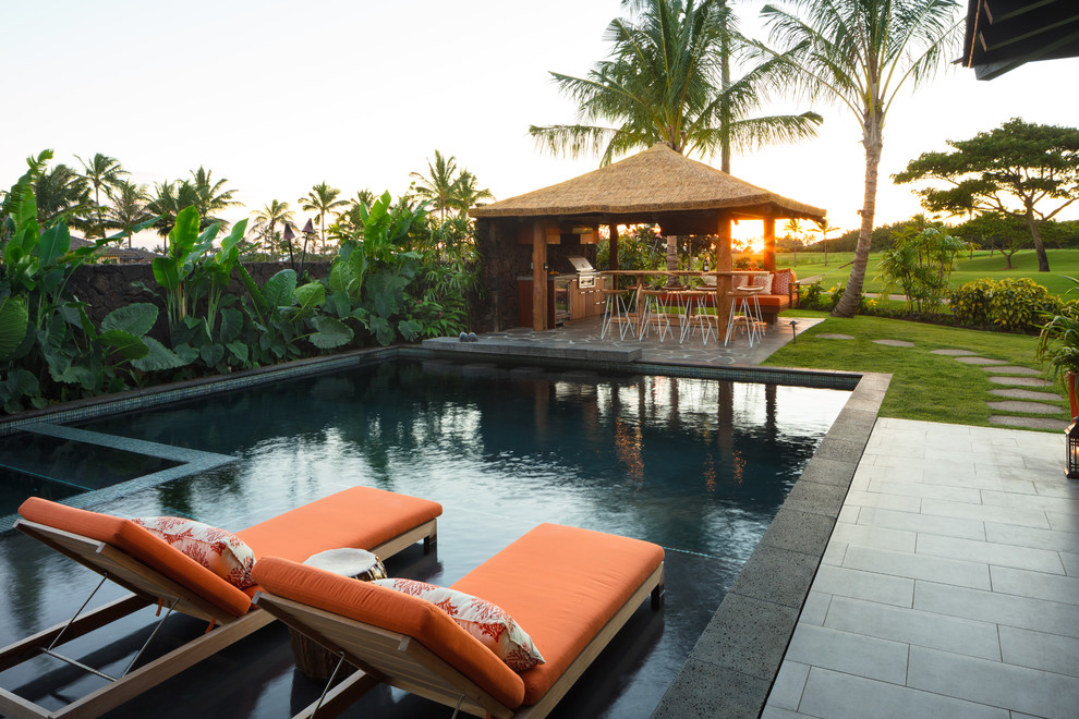 20 Mesmerizing Tropical Swimming Pool Designs That Will Take Your Breath Away