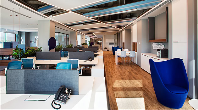 An Office Design Energized By Colors: İSPAK Flexible Packaging ...