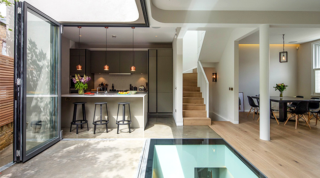 Brackenbury House by Neil Dusheiko Architects in London, UK