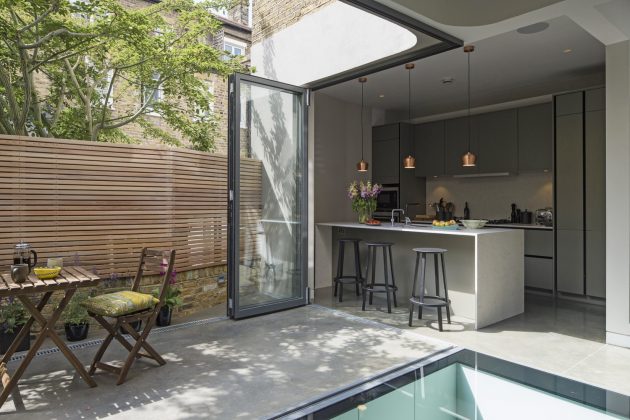 Brackenbury House by Neil Dusheiko Architects in London, UK