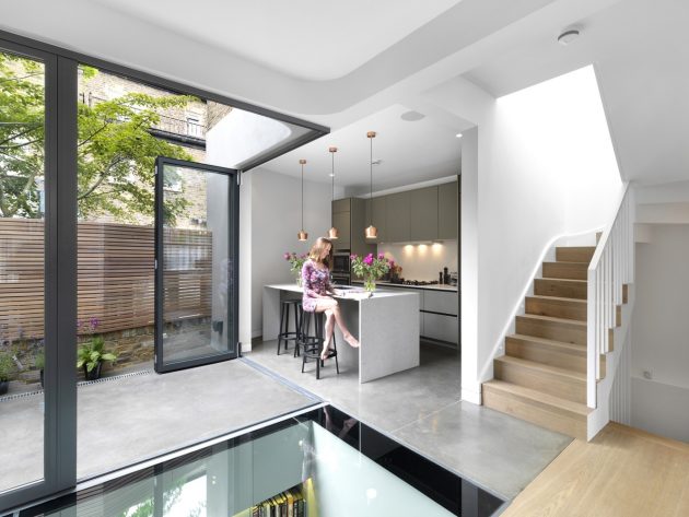 Brackenbury House by Neil Dusheiko Architects in London, UK