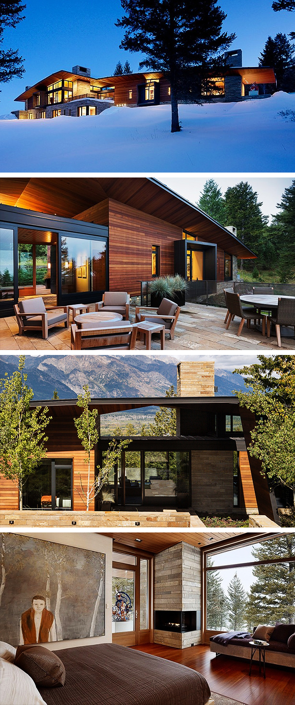 Butte Residence by Carney Logan Burke Architects in Jackson, Wyoming