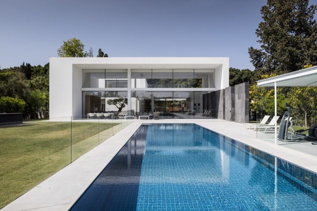 F House by Pitsou Kedem Architects in Savyon, Israel