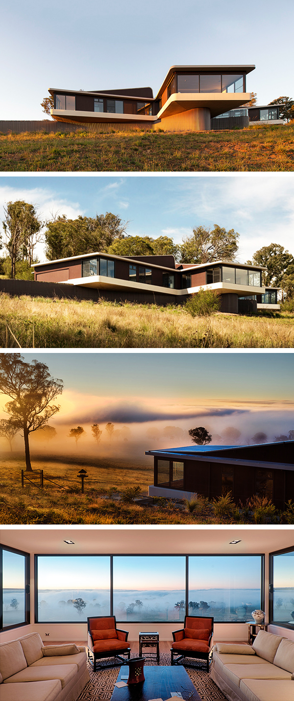 High Country House by Luigi Rosselli Architects in Armidale, Australia