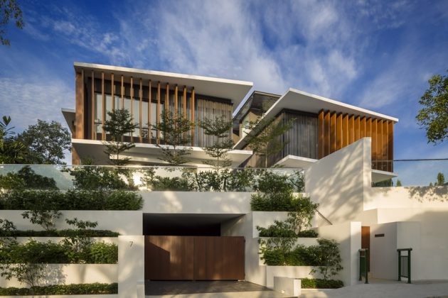 Namly View House by Wallflower Architecture + Design in Bukit Timah, Singapore