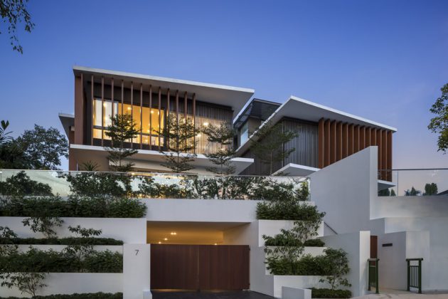 Namly View House by Wallflower Architecture + Design in Bukit Timah, Singapore